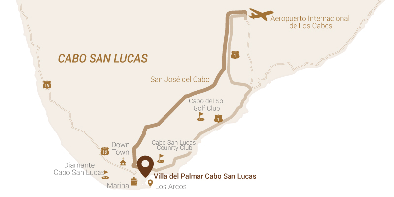 map of los cabos beaches
